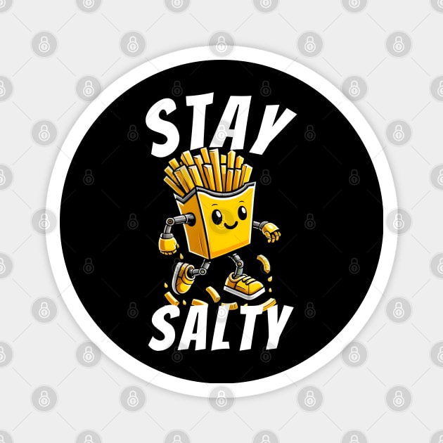 Stay salty fries Magnet by FnF.Soldier 